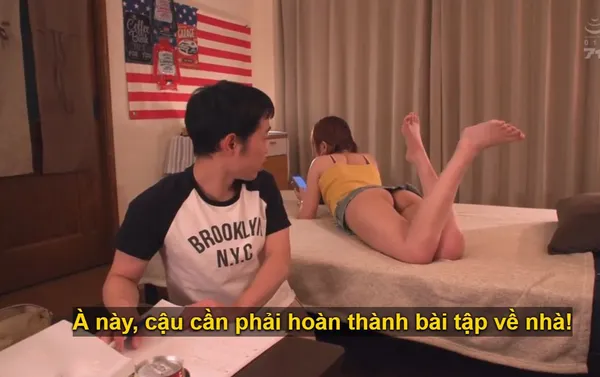 sex anna gau ở nhà làm bài tập cũng không yên với nhỏ bạn thân chuyên “chăn chuối”